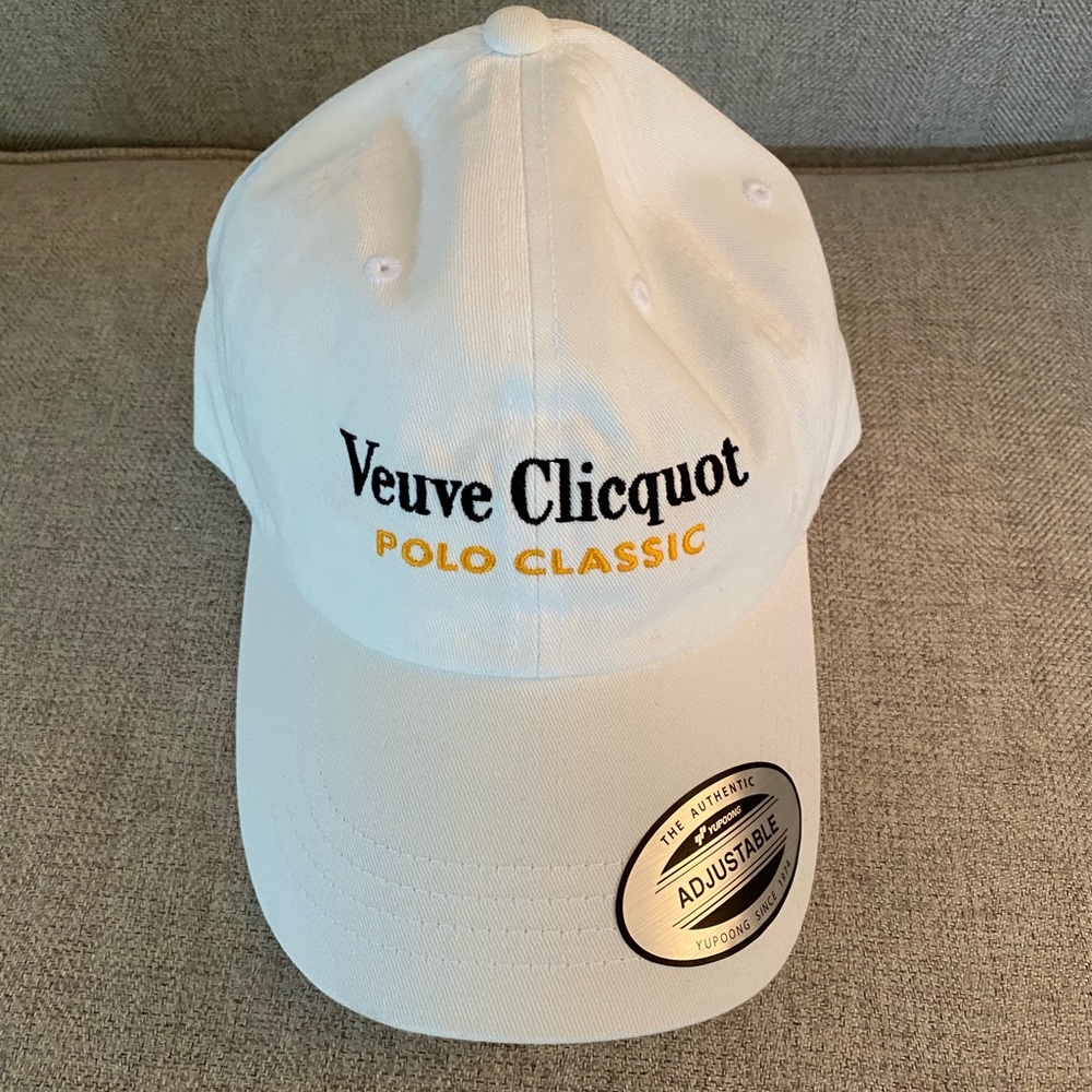Veuve Clicquot Polo Classic white hat nwt